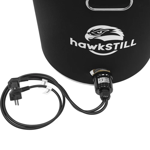 HawkStill-destillator »Kolde Fingre« 60 L - glasblæst kolonne Ø 60,3 mm og isoleret beholder - 10