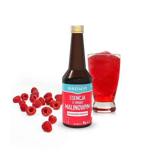 Hindbæressens med naturlig aroma til 4 L – 40 ml - 3