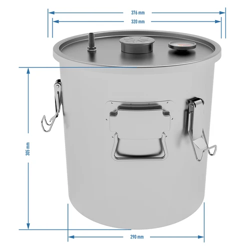 Hjemmelavet rygeovn 5 kg - 7
