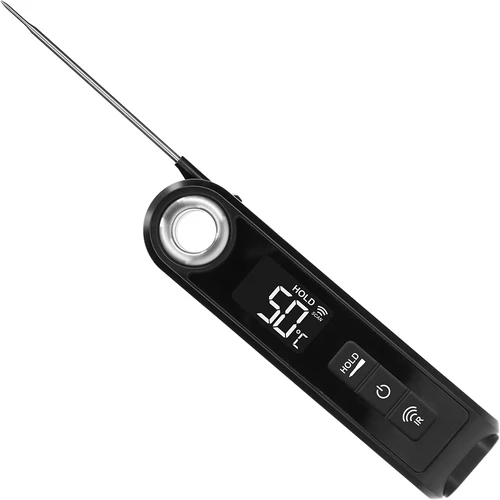 Infrarødt køkkentermometer, kompakt, med foldbar sonde - 3