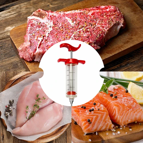 Injektionssprøjte 30ml + 3 nåle + rengøringsbørste - 13