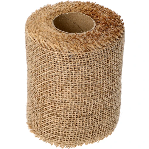 Jute bånd 10 cm/5 m  - 1 