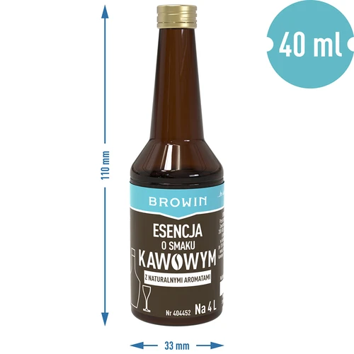 Kaffe-essens med naturlige aromaer – 40 ml rækker til 4 L - 7