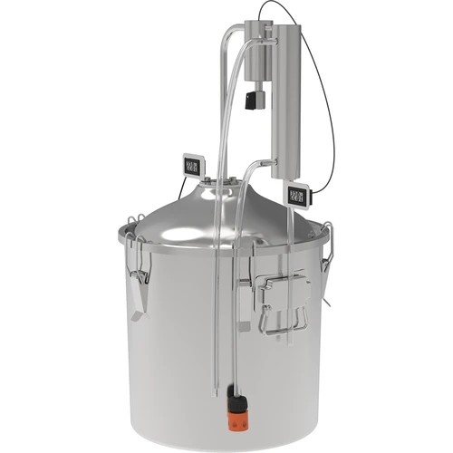 Klassisk Convex destillator 30 L - 1 opsamlingsbeholder  - 1 