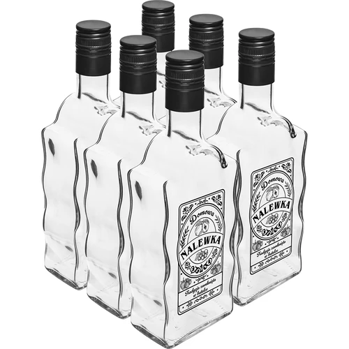 Klasztorna-flaske 500 ml med skruelåg, tryk "Nalewka", 1 stk. - 4