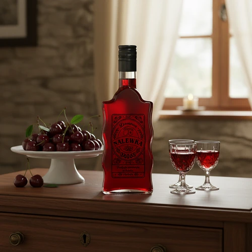 Klasztorna-flaske 500 ml med skruelåg, tryk "Nalewka", 1 stk. - 6