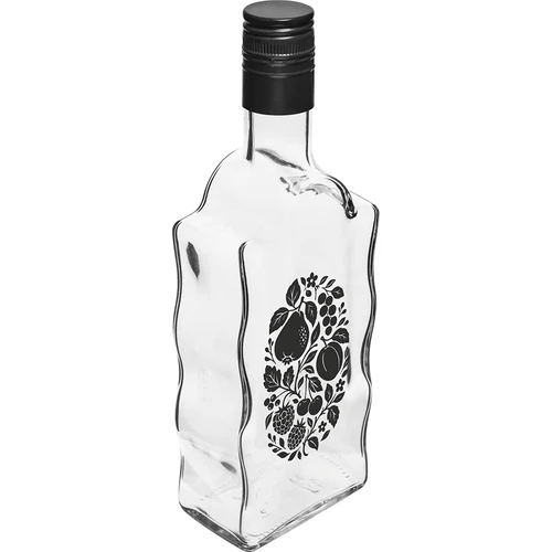 Klasztorna-flaske 500 ml med skruelåg og tryk »Frugter« mønster 1