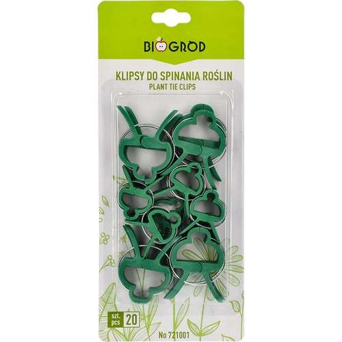 Klemmer til at fastgøre planter 20 stk. (8x store/12x små) - 3