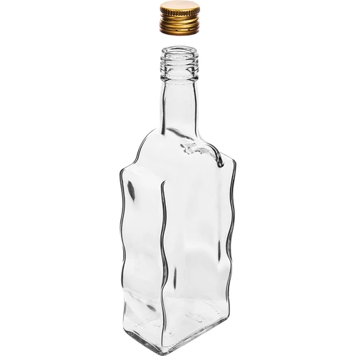 Klosterflaske 500 ml, med låg, hvid - 6 stk. - 2