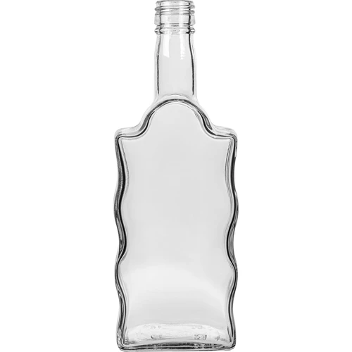 Klosterflaske 500 ml, med låg, hvid - 6 stk. - 3