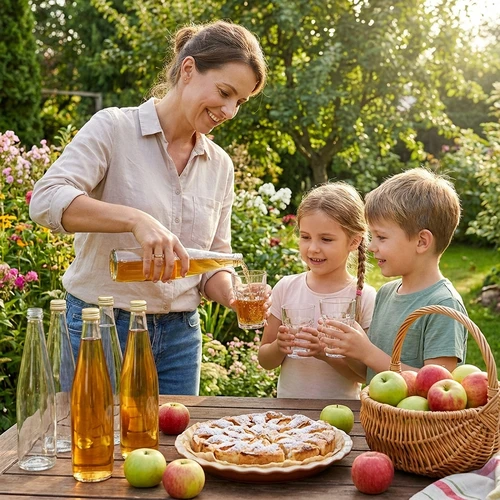 Klubowa-flaske 500 ml med gyldent skruelåg, sæt med 6 stk. - 9
