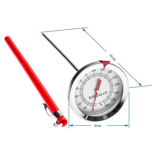 Køkkentermometer (0°C til +300°C) 17,5cm - 2