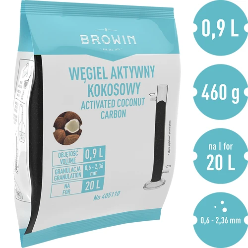 Kokos aktivt kul 0,46 kg - 2