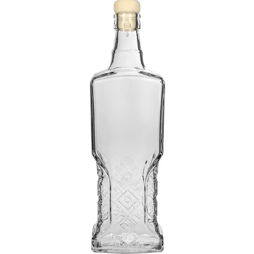 Kredensflaske 0,5 L med kork  - 1 