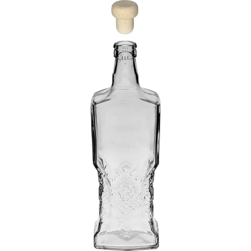 Kredensflaske 700ml med kork - 2