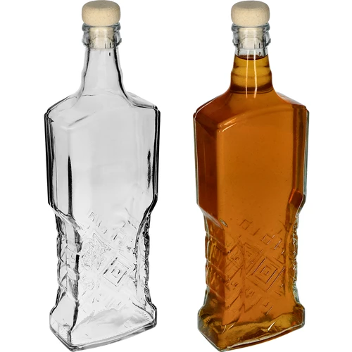 Kredensflaske 700ml med kork - 4