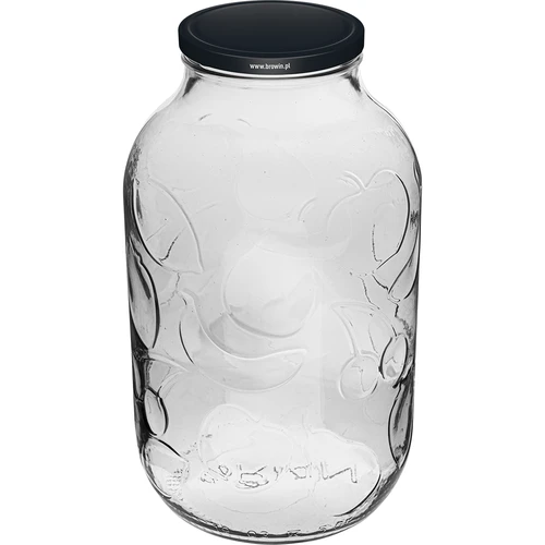 Krukke 5L med farverigt låg fi 100  - 1 