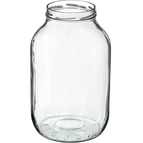 Krukke TO 4 L med plastiklåg + tang fi 100 - 2