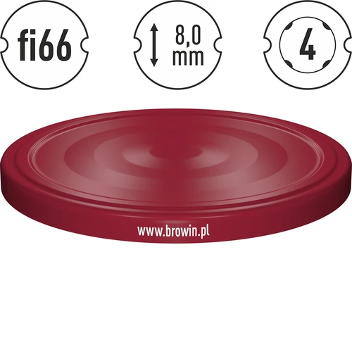 Låg fi 66 bordeaux - 10 stk. - 4