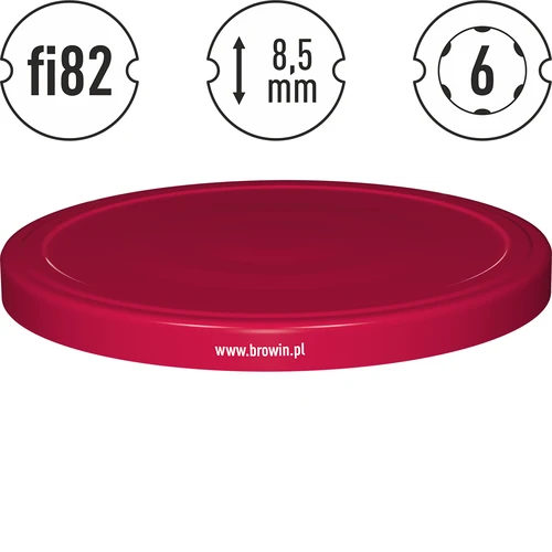 Låg fi 82/6 bordeaux - 10 stk. - 4