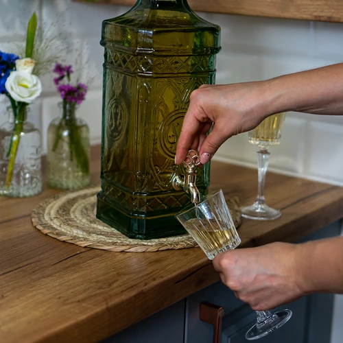 Lille plastikkran til dekorativt glas - 7