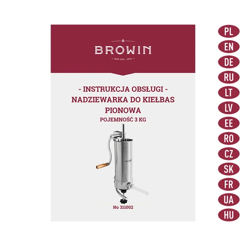 Lodret pølsestopper 3 kg - 8