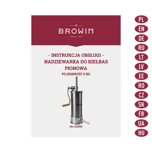 Lodret pølsestopper 5 kg - 9