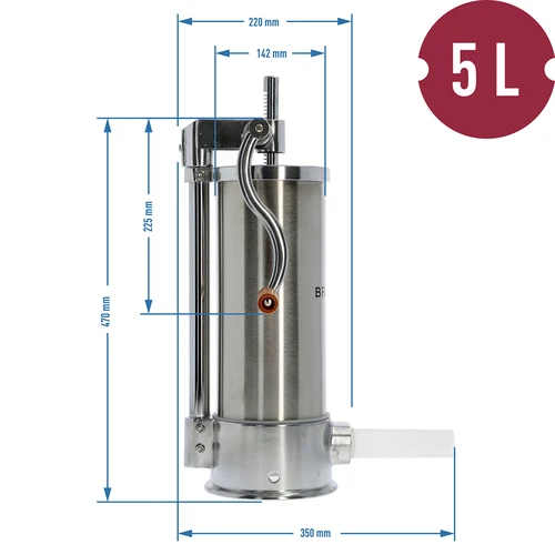 Lodret stopper 5kg - 10