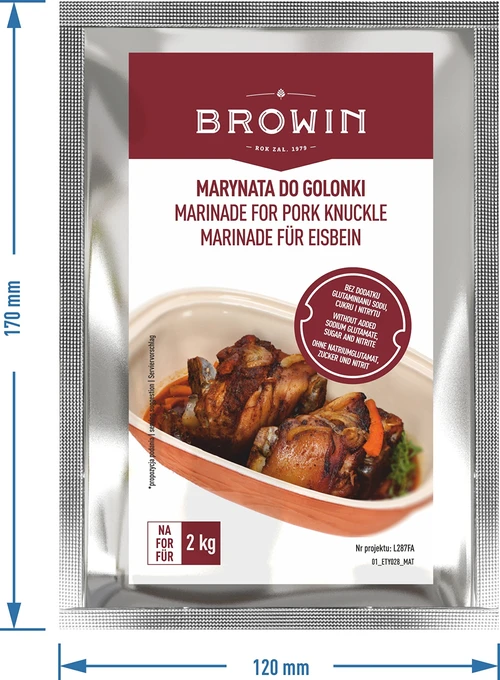 Marinade til skank - blanding af urter og krydderier, 70 g - 3