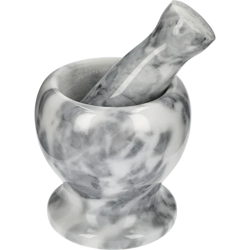 Marmorkøkkenmørtel, grå, fi 10,5 cm  - 1 