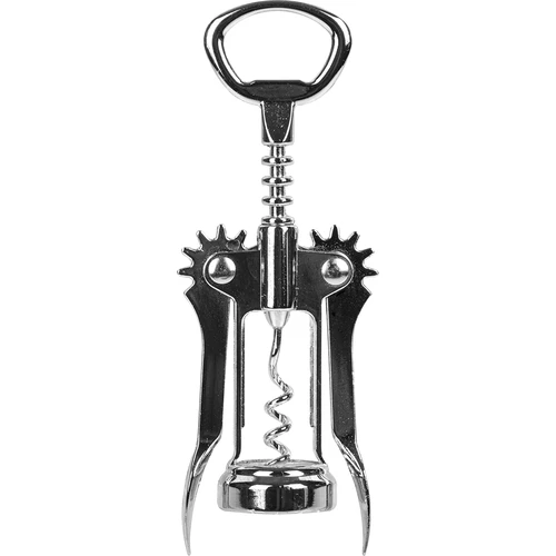 Metallisk proptrækker - traditionel - sølv  - 1 