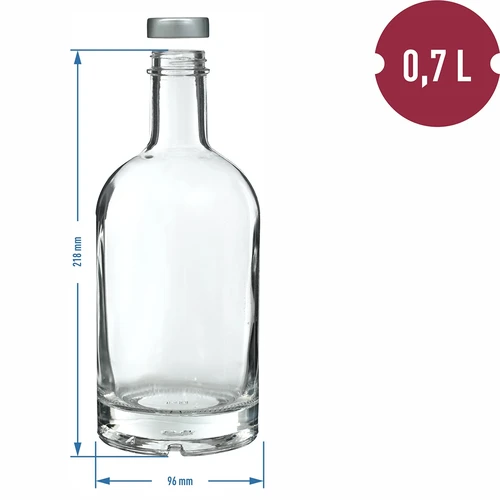 Miss Barku flaske med låg 700ml - 5