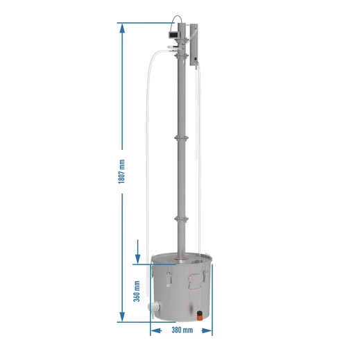 Modulær destillator 30 L Freja - elektrisk - 21