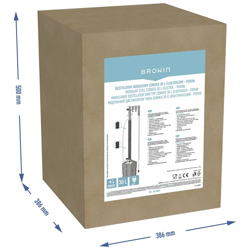 Modulær elektrisk destillator Convex 30 L - Perun - 21