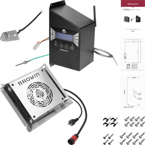 Modulsæt med Wi‑Fi-styring – dragON IQ 2,7 kW, til have-rygeovne - 2