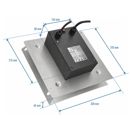 Modulsæt med Wi‑Fi-styring – dragON IQ 2,7 kW, til have-rygeovne - 6