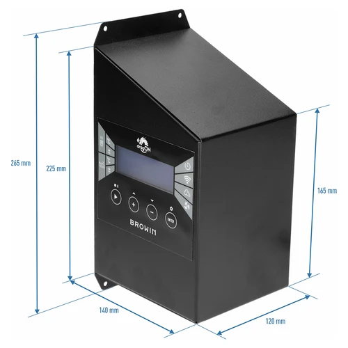 Modulsæt med Wi‑Fi-styring – dragON IQ 2,7 kW, til have-rygeovne - 4