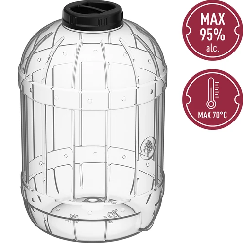 Multifunktionel krukke 18L med låg - 4