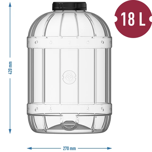 Multifunktionel krukke 18L med låg - 5