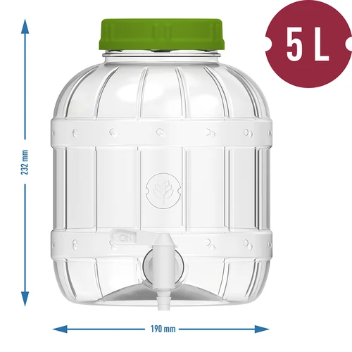 Multifunktionel krukke med tappehane 5L - 6