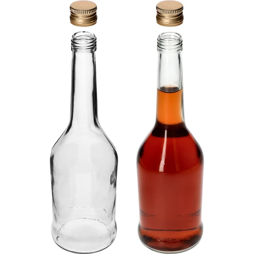 Napoleon flaske 500 ml med skruelåg fi28, 6 stk - 5