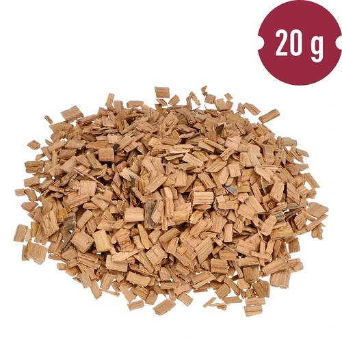 Naturlige egetræ flager (ubehandlede), 20g - 5
