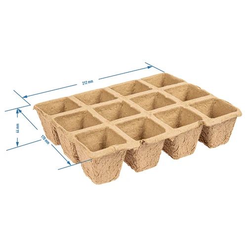 Papirpotter 4,5 x 5 x 4,5, sæt med 5 stk. - 4