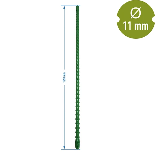 PE-belagt stålstang 1,25m x 11mm - 2