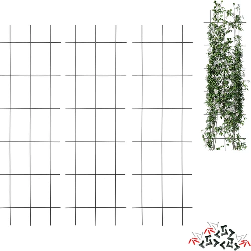 Planteunderstøttelse - gitter (150cm x 45cm) 3 stykker  - 1 