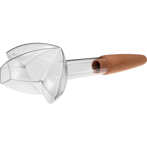 Plantevander – gennemsigtigt blad med keramisk fod, 120 ml - 4