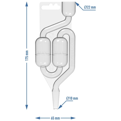 Plastik gærlås MAXI-v2 - 4