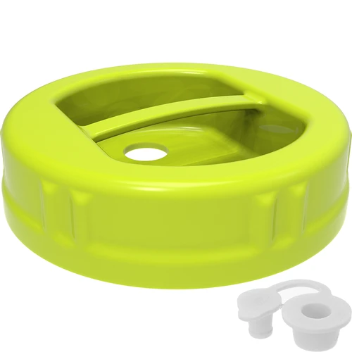 Plastiklåg fi 100 twist-off med hul og prop - 2