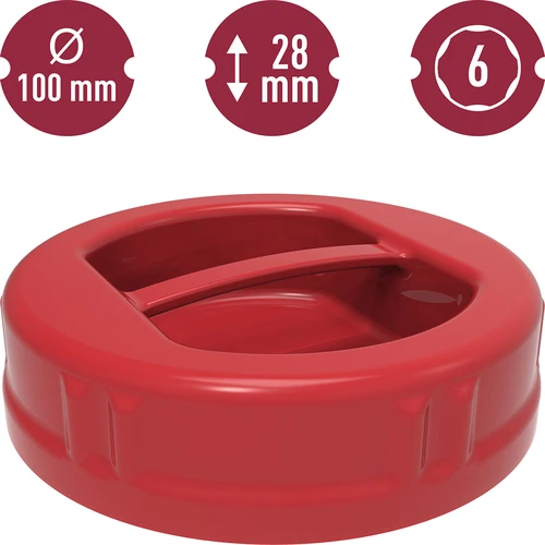 Plastiklåg fi100 TO - 5