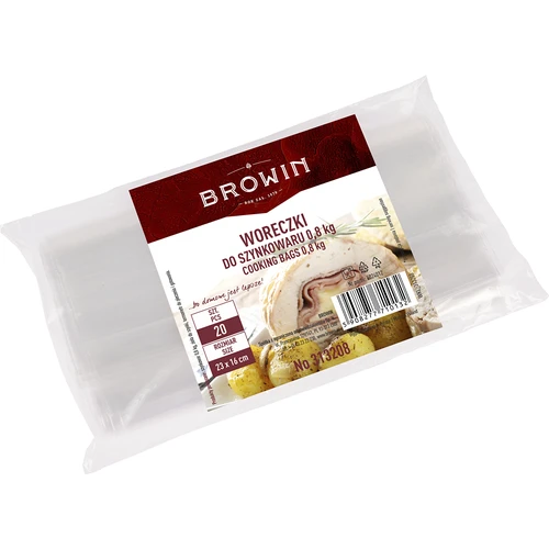 Plastikposer til skinkekoger 0,8 kg - 20 stk.  - 1 